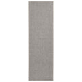 Flatwoven Sisal-Look Grey Runner Indoor Outdoor