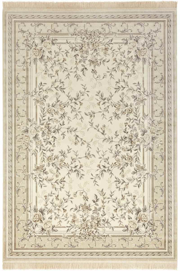 The Rugs Floral Fringed Oriental Rug - Elegant Design