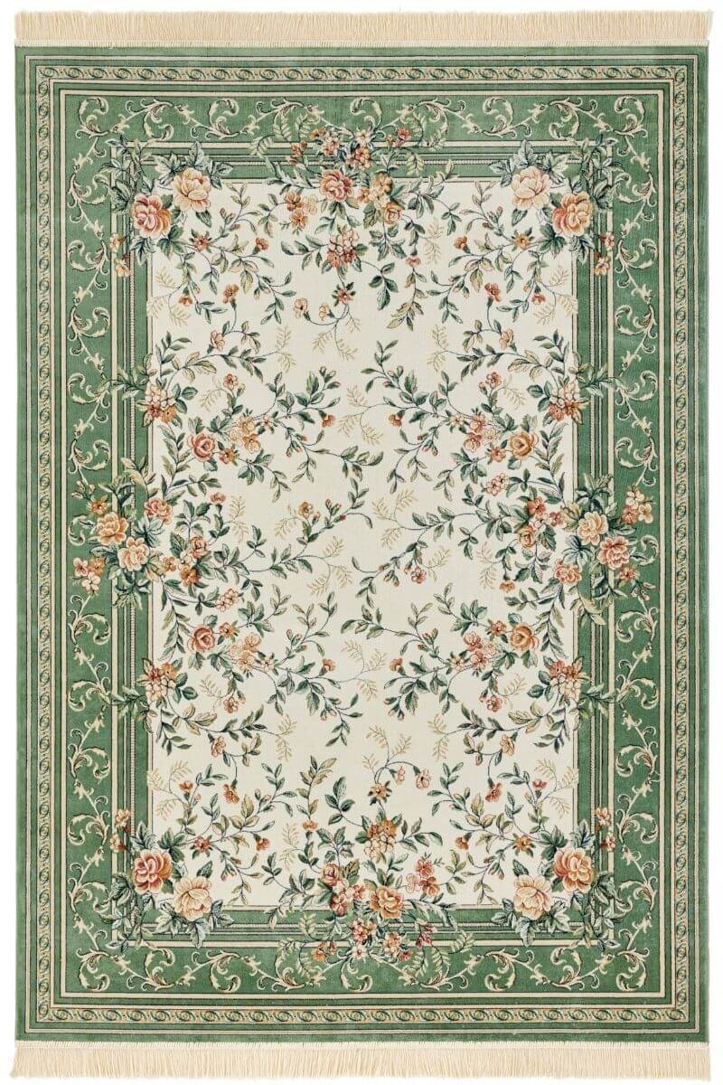 The Rugs Floral Fringed Oriental Rug - Elegant Design