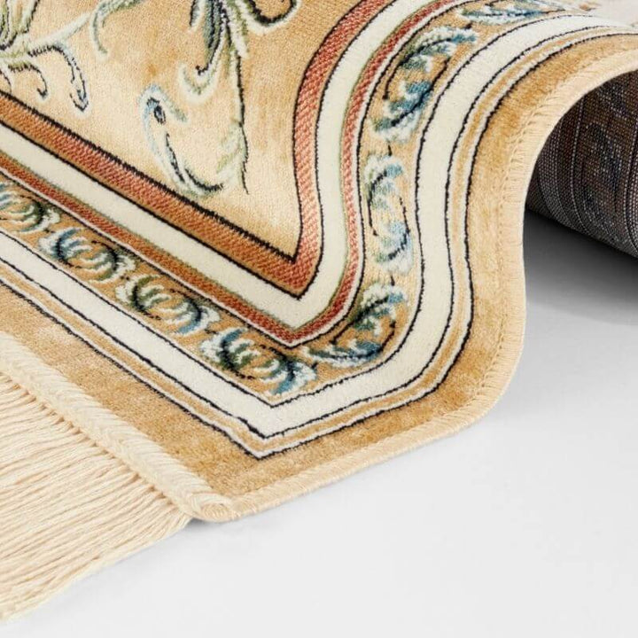 The Rugs Floral Fringed Oriental Rug - Elegant Design