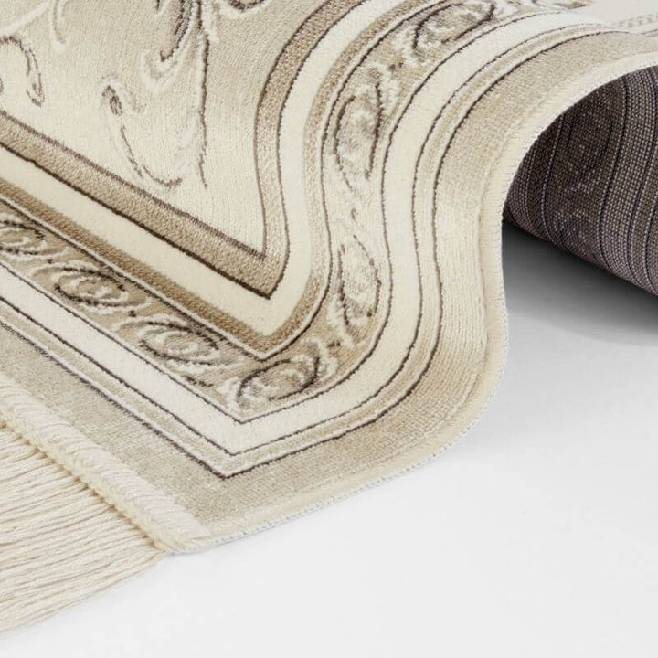 The Rugs Floral Fringed Oriental Rug - Elegant Design