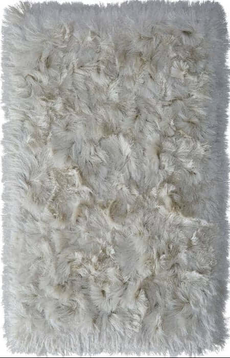 The Rugs Glamour Deluxe Shaggy Rug |Luxurious Shimmer Effect