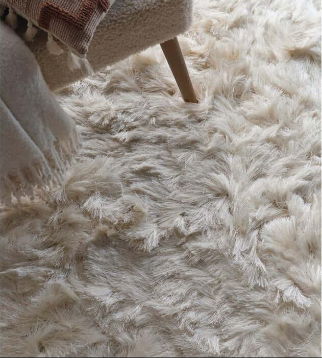 The Rugs Glamour Deluxe Shaggy Rug |Luxurious Shimmer Effect
