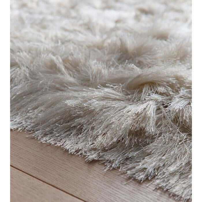 The Rugs Glamour Deluxe Shaggy Rug |Luxurious Shimmer Effect