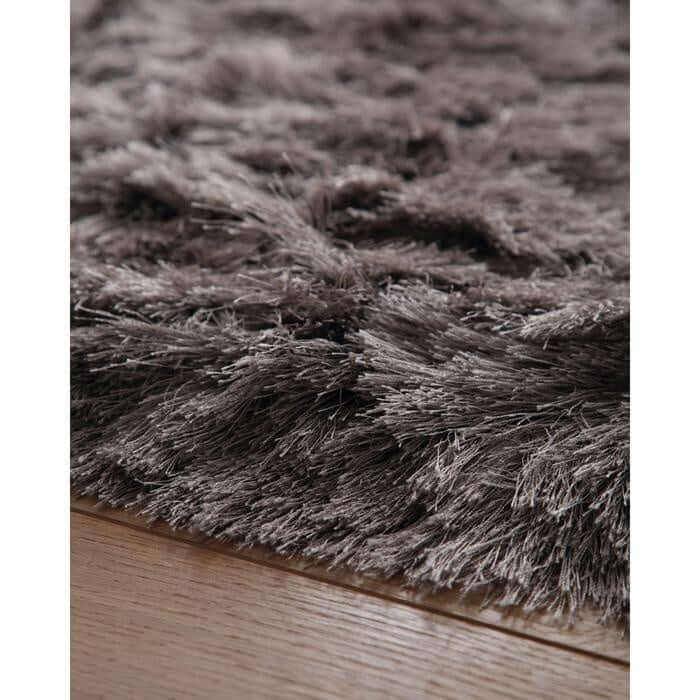 The Rugs Glamour Deluxe Shaggy Rug |Luxurious Shimmer Effect