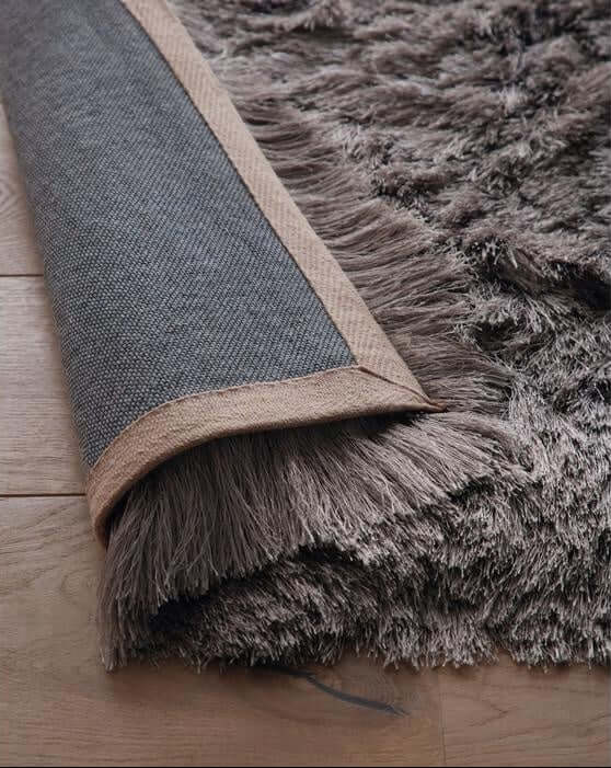 The Rugs Glamour Deluxe Shaggy Rug |Luxurious Shimmer Effect