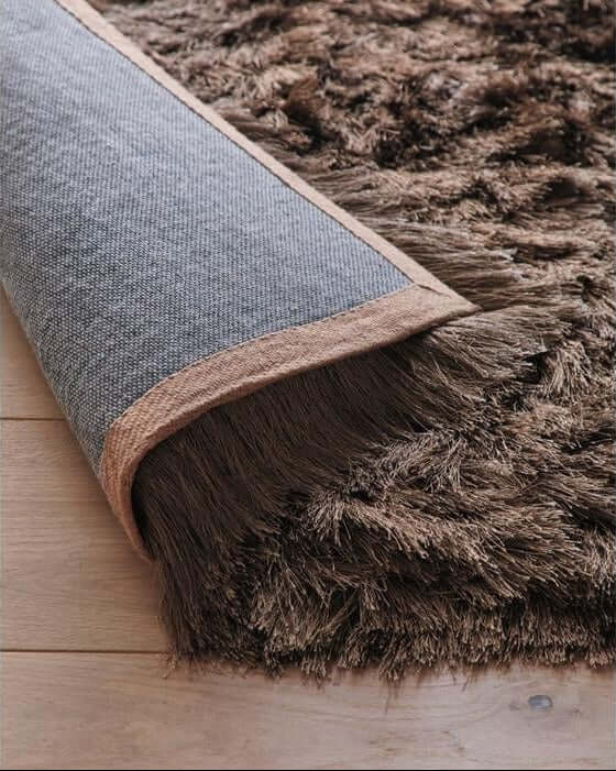 The Rugs Glamour Deluxe Shaggy Rug |Luxurious Shimmer Effect