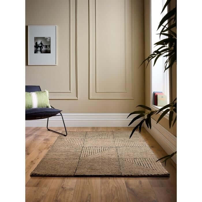 The Rugs Modern Geometric Wool Rug | Stylish Home Decor