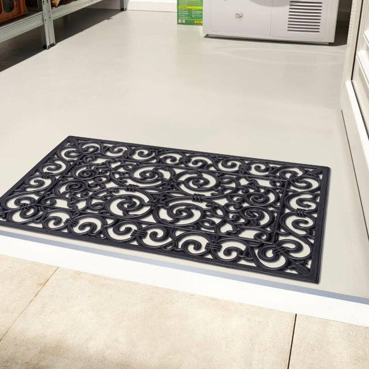 Mix Mats Doormat Cast Iron Design Rubber – 45x75 cm