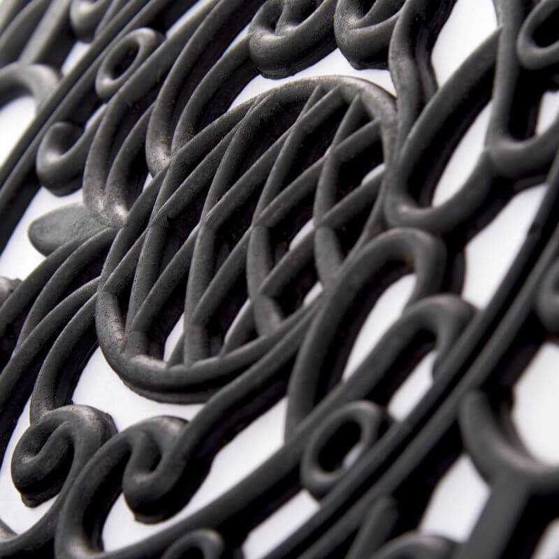 Mix Mats Doormat Cast Iron Design Rubber – 45x75 cm