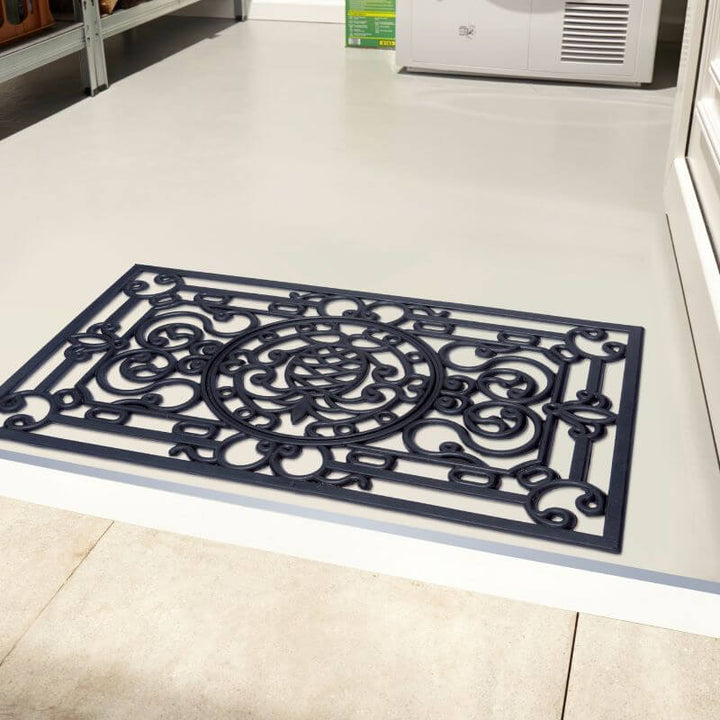 Mix Mats Doormat Cast Iron Design Rubber – 45x75 cm