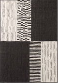 Ted Baker Haringey Flatweave Acacia Rug Black White