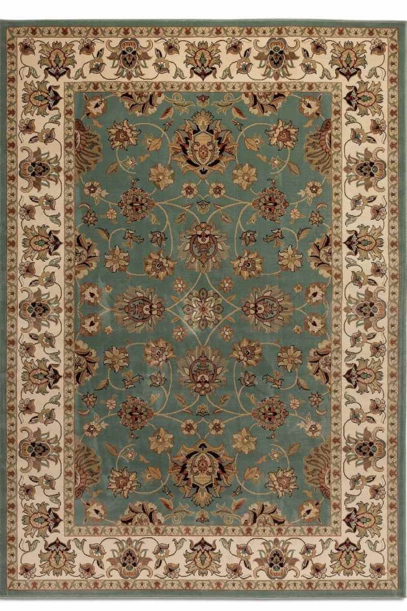 The Rugs Green Persian Bordered Oriental Rug