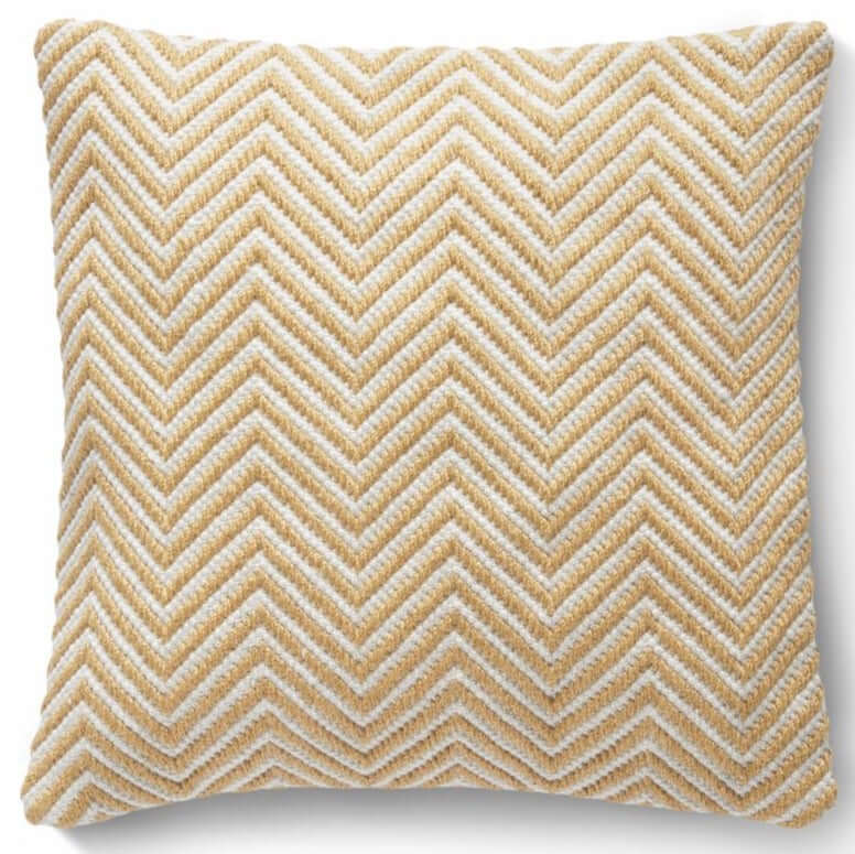 Herringbone Design Woven Cushion | Eco-Friendly Home Decor
