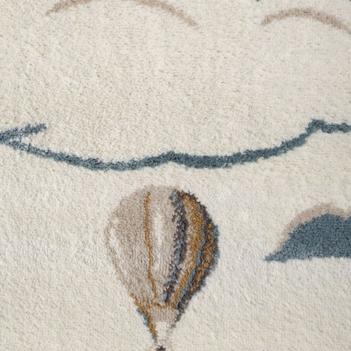 Adventures Kids Rug – Hot Air Balloon Design