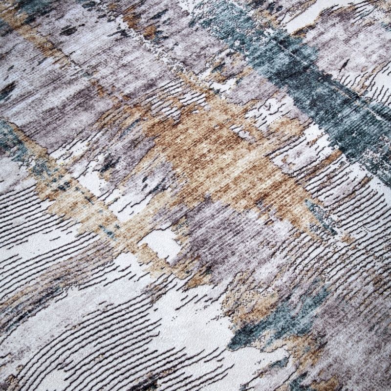 Shortpile Rug Malard – Abstract Modern Multicolour