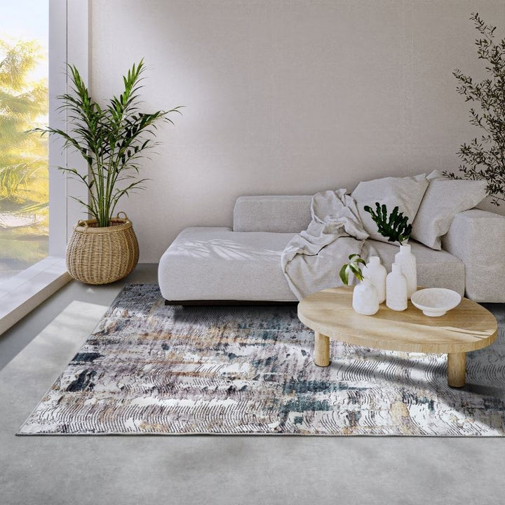 Shortpile Rug Malard – Abstract Modern Multicolour