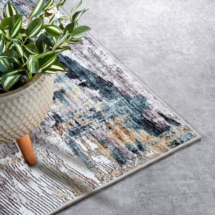 Shortpile Rug Malard – Abstract Modern Multicolour