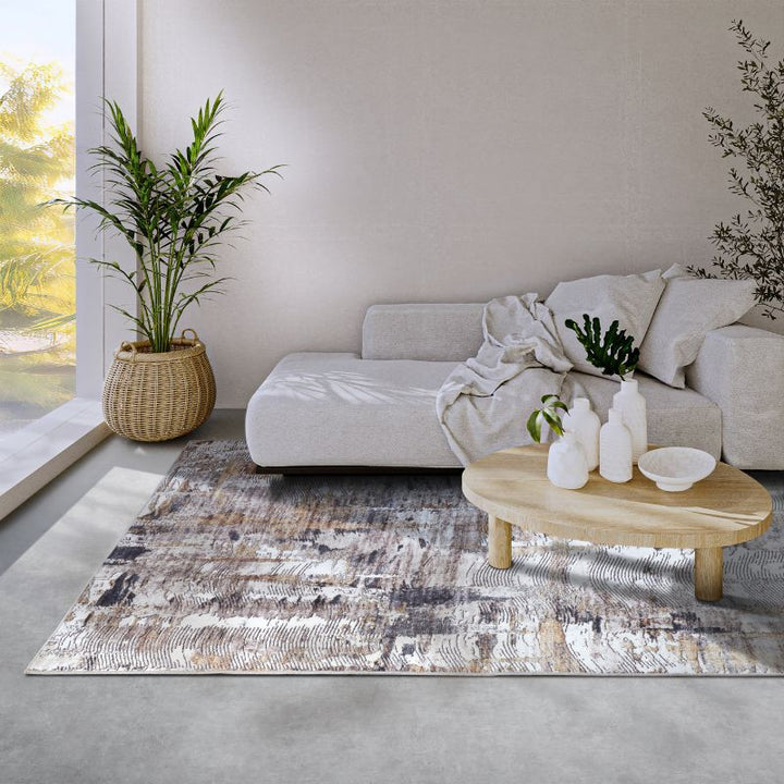 Shortpile Rug Malard – Abstract Modern Multicolour