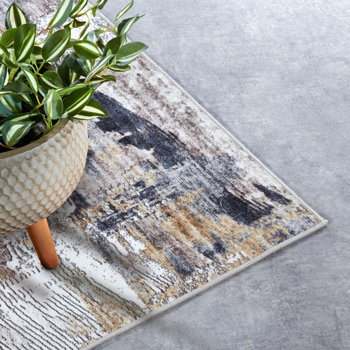 Shortpile Rug Malard – Abstract Modern Multicolour