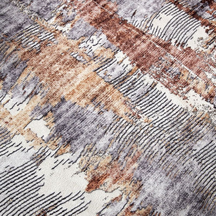Shortpile Rug Malard – Abstract Modern Multicolour