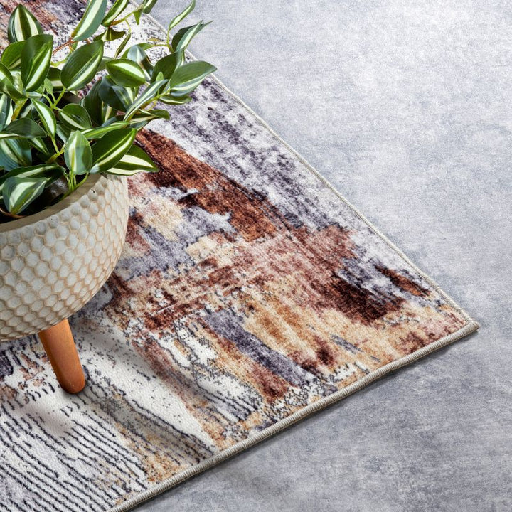 Shortpile Rug Malard – Abstract Modern Multicolour