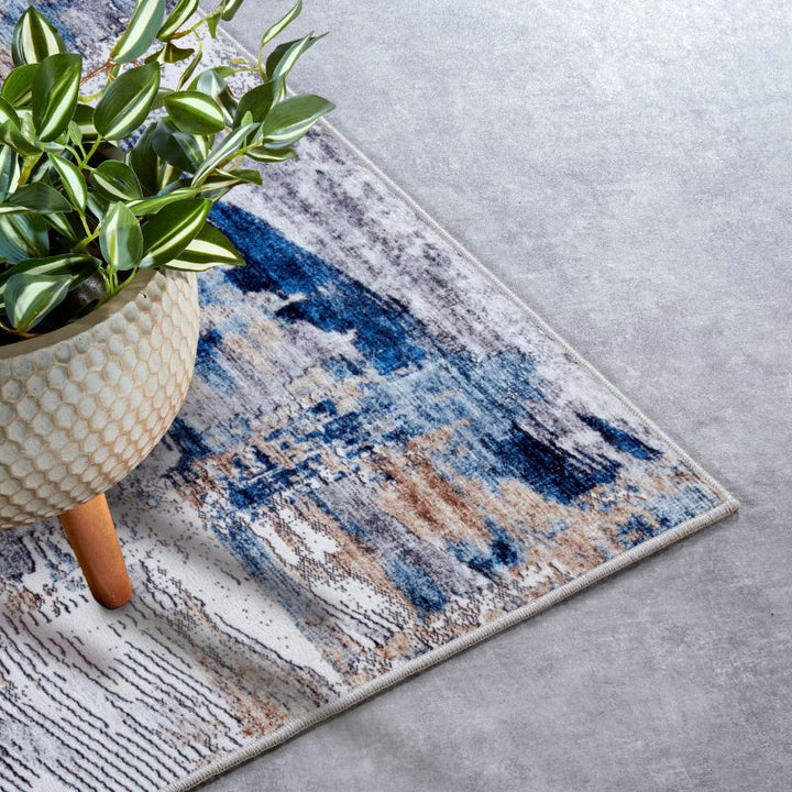 Shortpile Rug Malard – Abstract Modern Multicolour