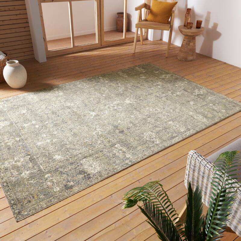 The Rugs Vintage Washable Rug – Indoor & Outdoor Charm