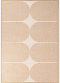 Reversible Beige Indoor-Outdoor Rug