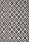 Indoor - Outdoor Black Karo Rug