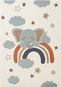 Adventures Kids Rug Dreamy Jumbo Cream Multicolour