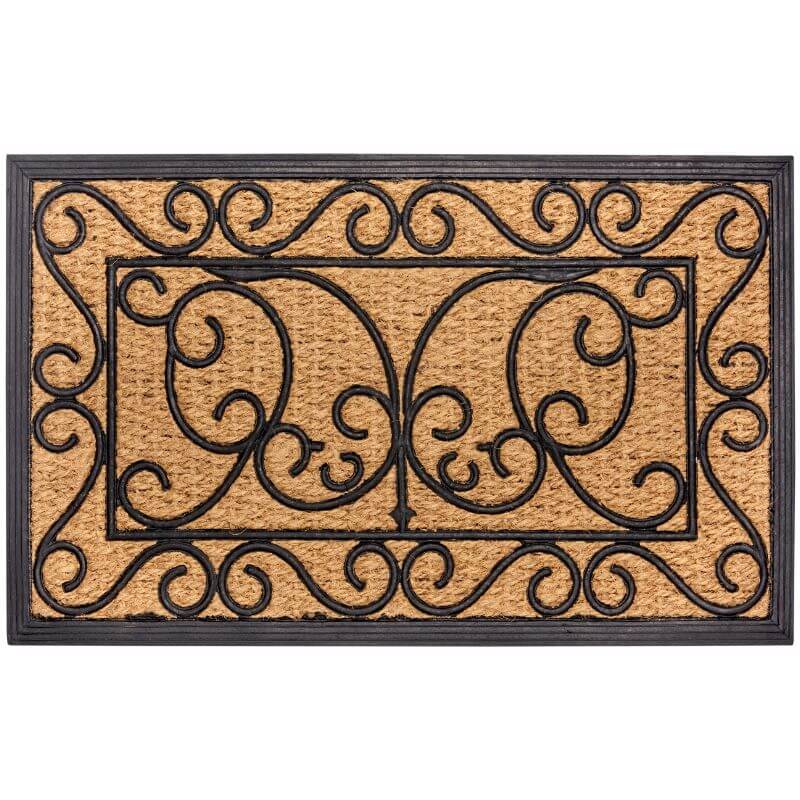 Mix Mats Doormat Cast Iron Design Rubber – 45x75 cm