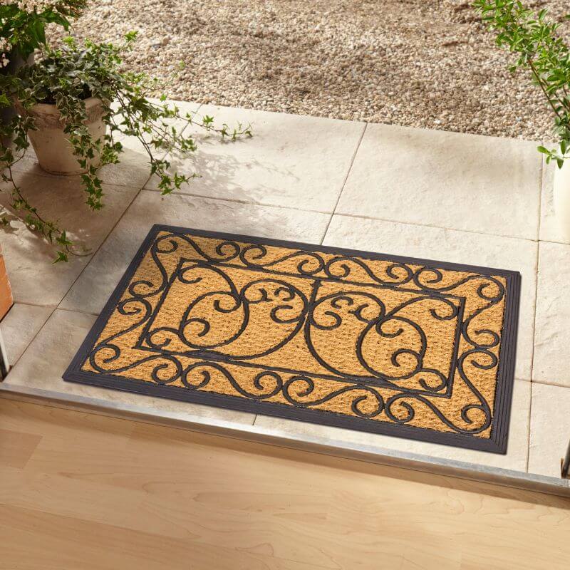Mix Mats Doormat Cast Iron Design Rubber – 45x75 cm