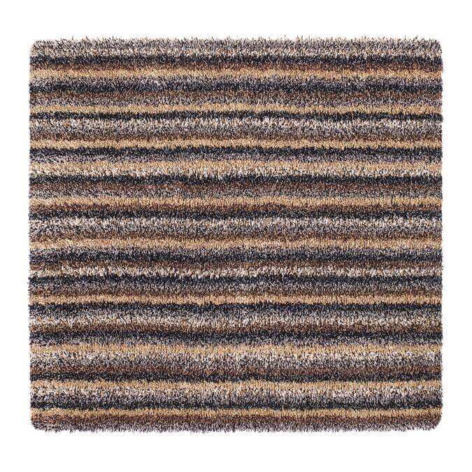 The Rugs Washable Mats: Stylish Multicolor Striped Design