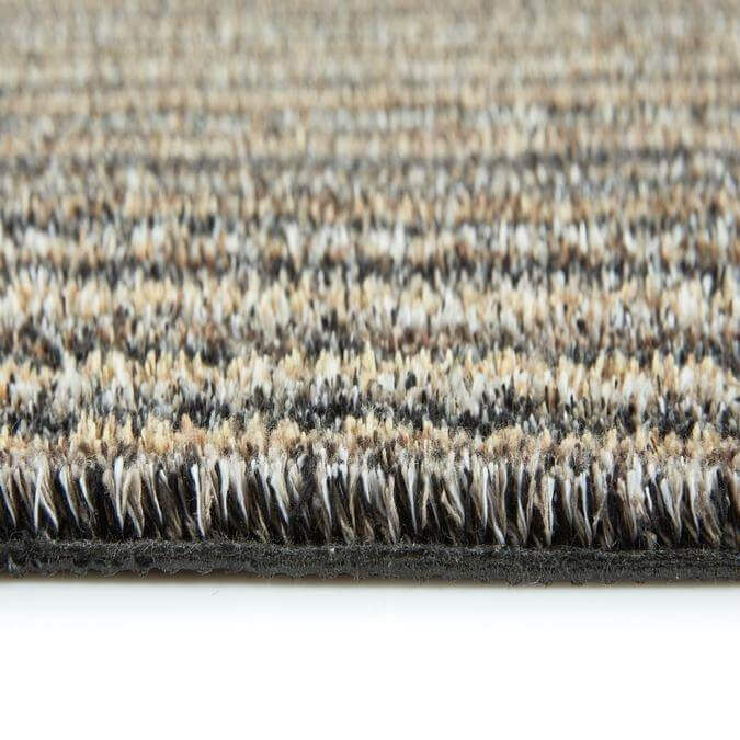 The Rugs Washable Mats: Stylish Multicolor Striped Design