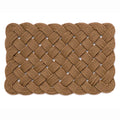 Lovers Knot Brown Outdoor Doormat