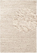 Lyon Wool Beans Rug Natural Cream Brown