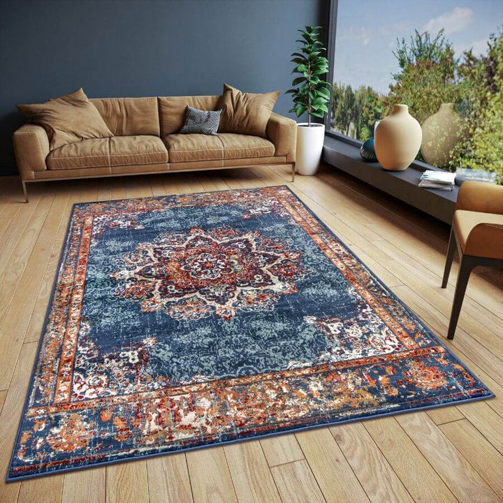 The Rugs Eastern Modern Medallion Design Rug - Stylish