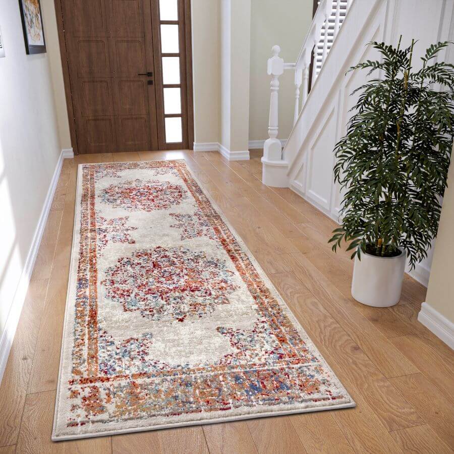 The Rugs Modern Orient Medallion Design Rug - Elegant Rugs