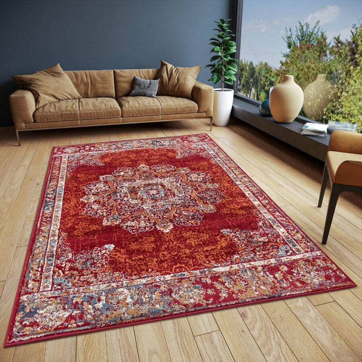 The Rugs Eastern Modern Medallion Design Rug - Stylish