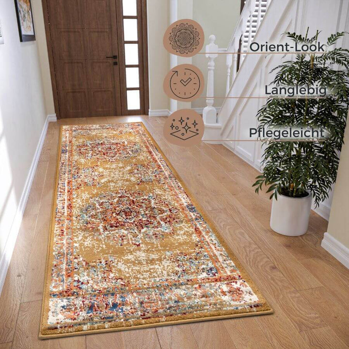 The Rugs Modern Orient Medallion Design Rug - Elegant Rugs