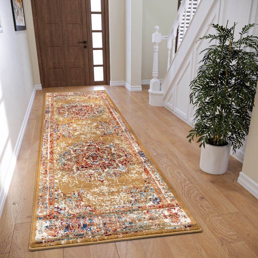The Rugs Modern Orient Medallion Design Rug - Elegant Rugs