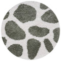 Moodi Shaggy Green Erosan Rug