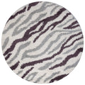 Moodi Shaggy Grey/Purple Mauvine Rug