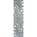 Moodi Shaggy Green Rippletide Rug