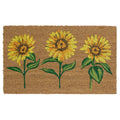 Outdoor Printed Multi Sunflowers Coir Mat