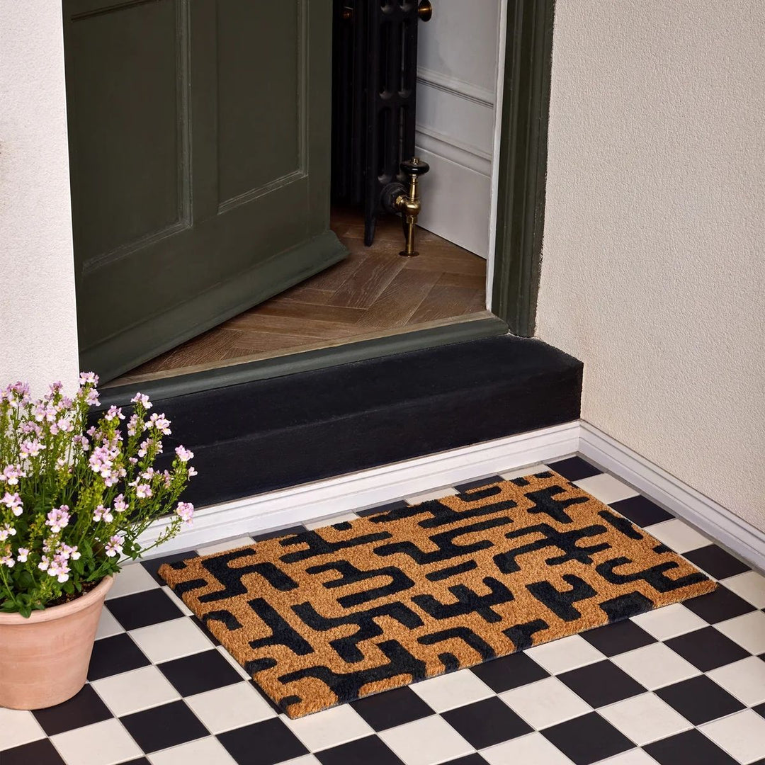 The Rugs Quality Eco-Friendly Coir Doormat 45x75cm Stylish
