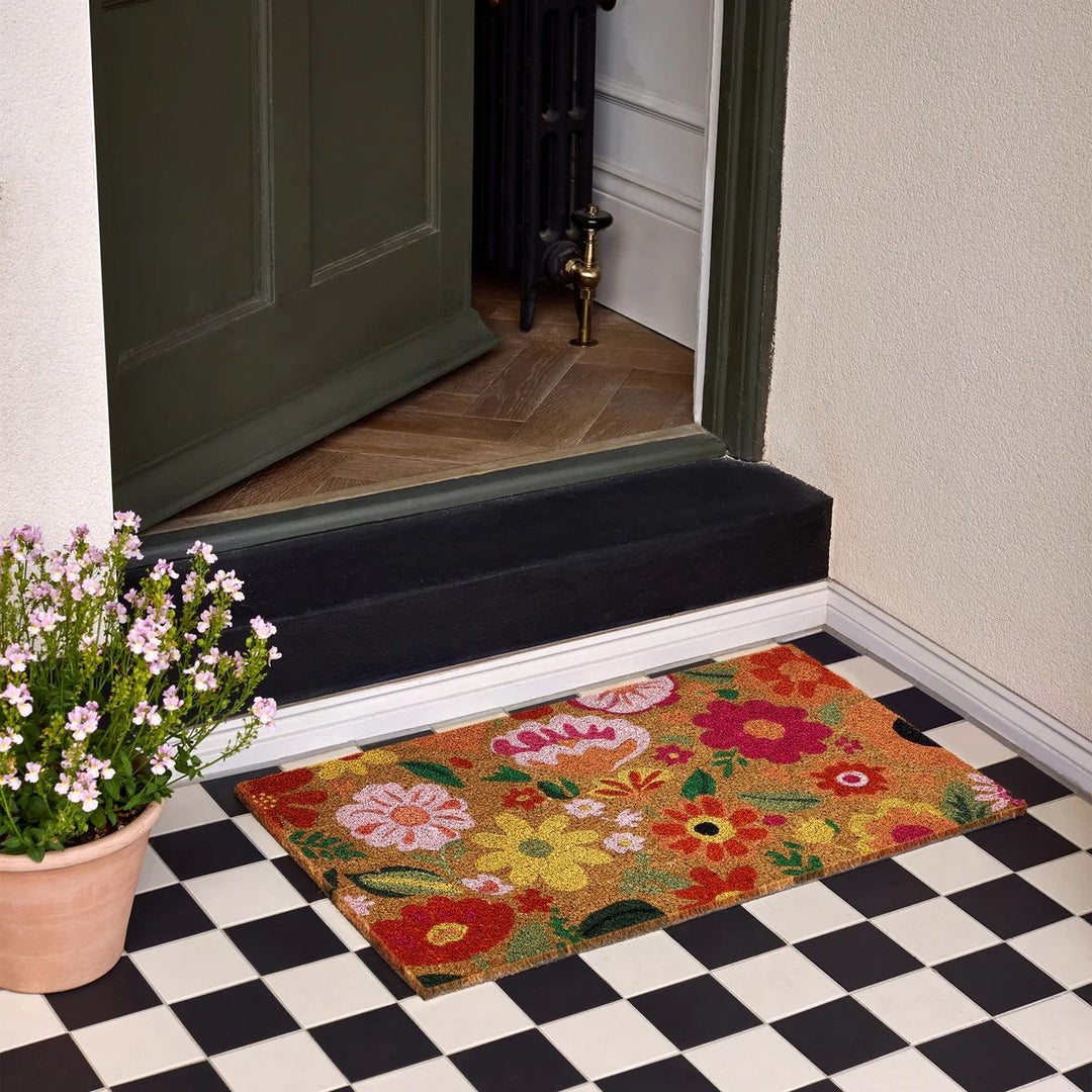 The Rugs Quality Eco-Friendly Coir Doormat 45x75cm Stylish
