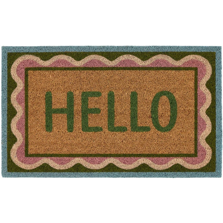 The Rugs Quality Eco-Friendly Coir Doormat 45x75cm Stylish