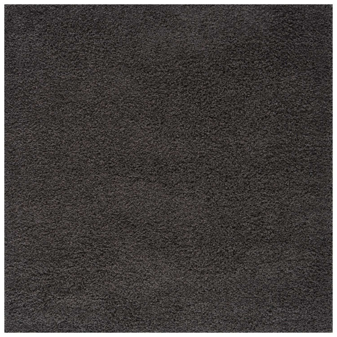 Dark Grey Shaggy Rug High quality Plain Design